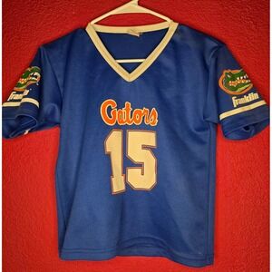 Vintage Franklin Florida‎ Gators Tebow #15 Jersey Youth Size or use as Crop top